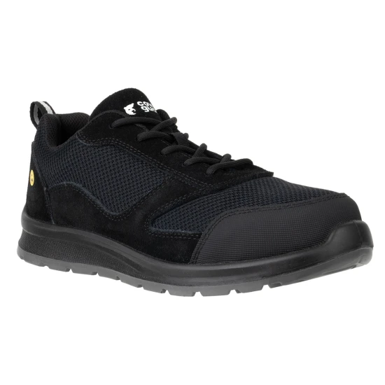 Pantofi de protectie S1P ESD, respirabili, negri